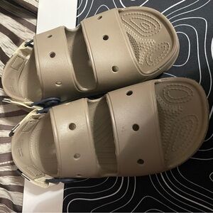CROCS Beige Slide Sandals
